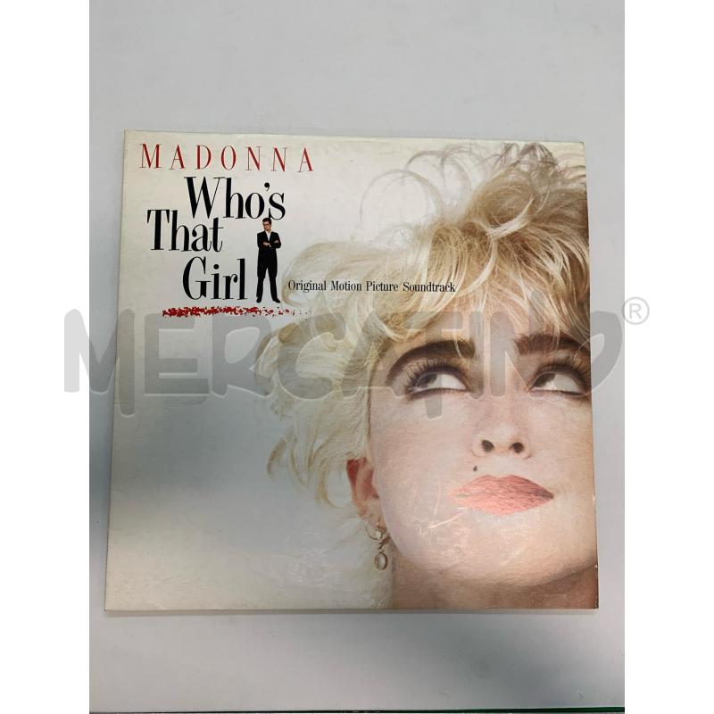 DISCO 33 GIRI  MADONNA WHO'S THAT GIRL | Mercatino dell'Usato Leini' 1