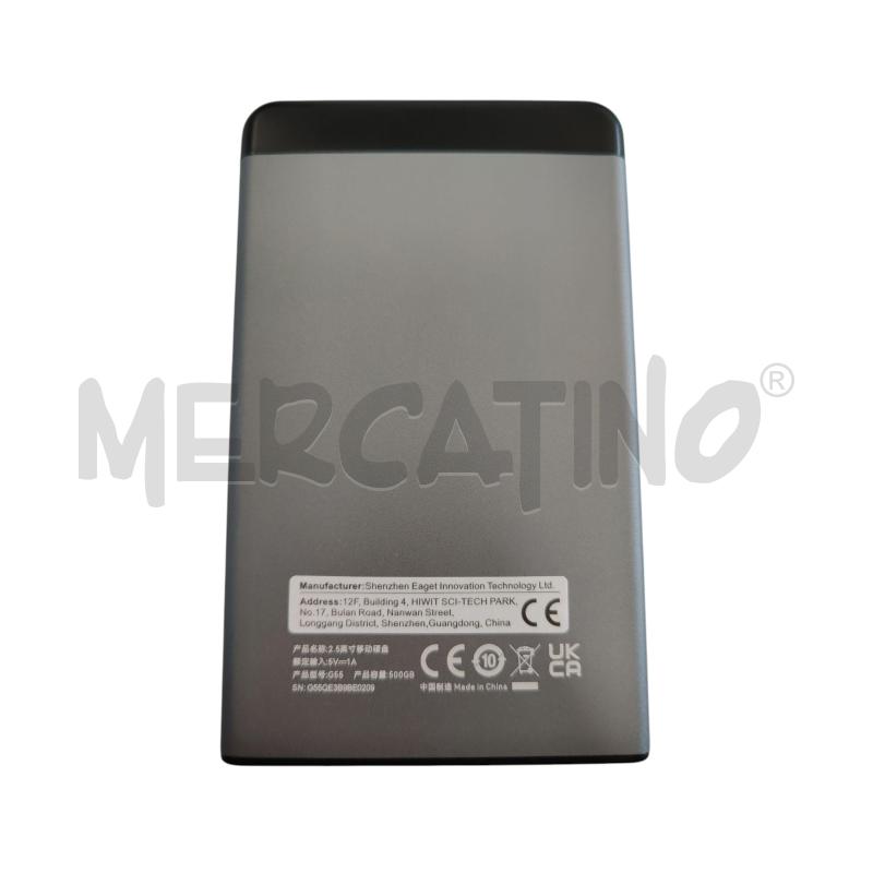 DISCO RIGIDO ESTERNO PORTATILE 500GB | Mercatino dell'Usato Leini' 3