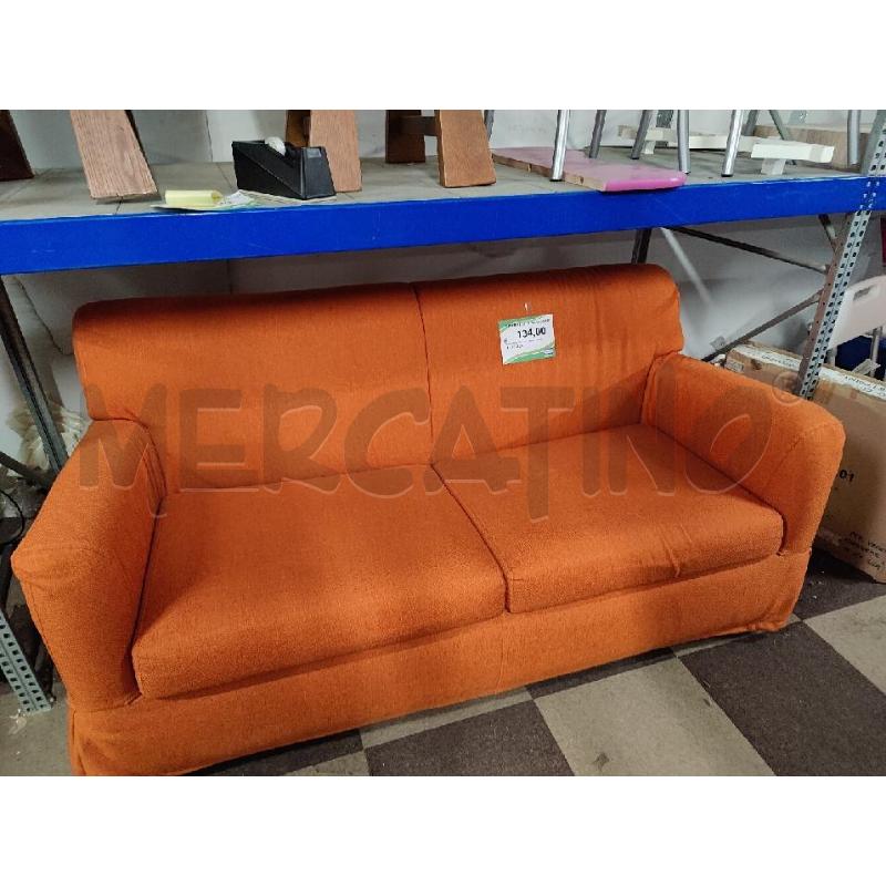 DIVANO LETTO ARANCIONE  | Mercatino dell'Usato Leini' 1