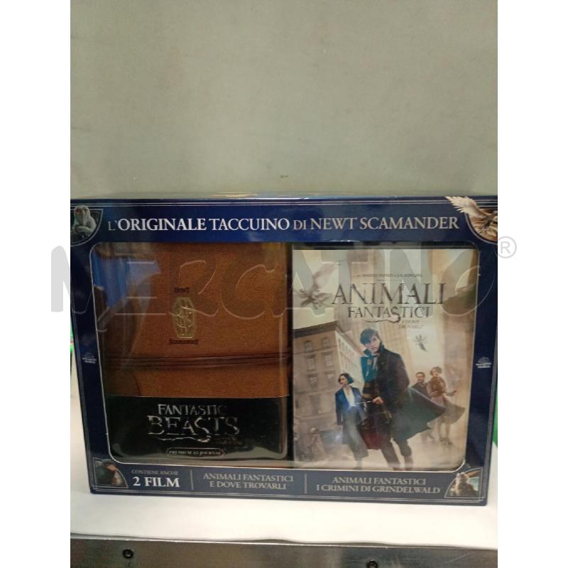 DVD ANIMALI FANTASTICI + TACCUINO NEWT 2DVD | Mercatino dell'Usato Leini' 1