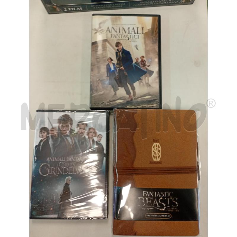 DVD ANIMALI FANTASTICI + TACCUINO NEWT 2DVD | Mercatino dell'Usato Leini' 2