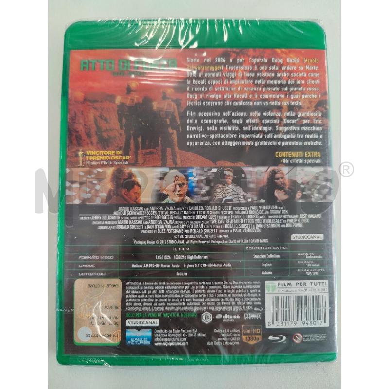 DVD ATTO DI FORZA TOTAL RECALL BLU RAY | Mercatino dell'Usato Leini' 2