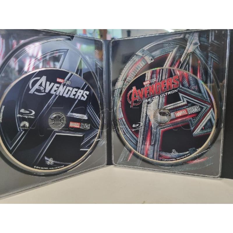 DVD AVENGERS UNITI LA COLLEZZIONE COMPLETA DEI 4 FILM | Mercatino dell'Usato Leini' 2