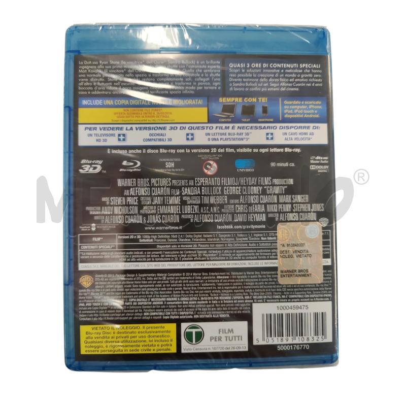 DVD BLU-RAY 3D GRAVITY 3D | Mercatino dell'Usato Leini' 2