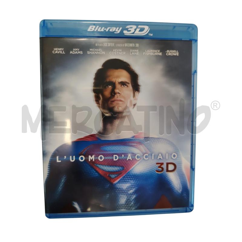 DVD BLU-RAY 3D L'UOMO D'ACCAIO 3D | Mercatino dell'Usato Leini' 1