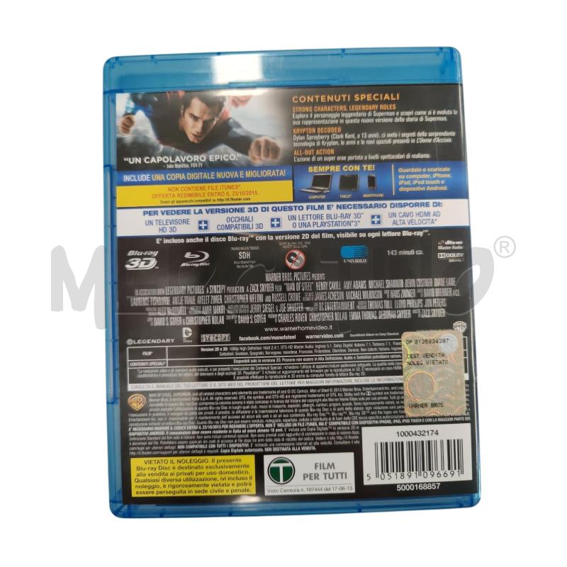 DVD BLU-RAY 3D L'UOMO D'ACCAIO 3D | Mercatino dell'Usato Leini' 2