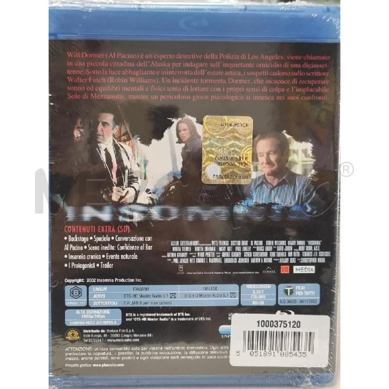 DVD INSOMNIA BLU-RAY | Mercatino dell'Usato Leini' 2