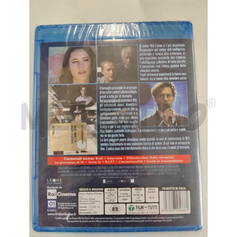 DVD TRANSCENDENCE BLU RAY | Mercatino dell'Usato Leini' 2