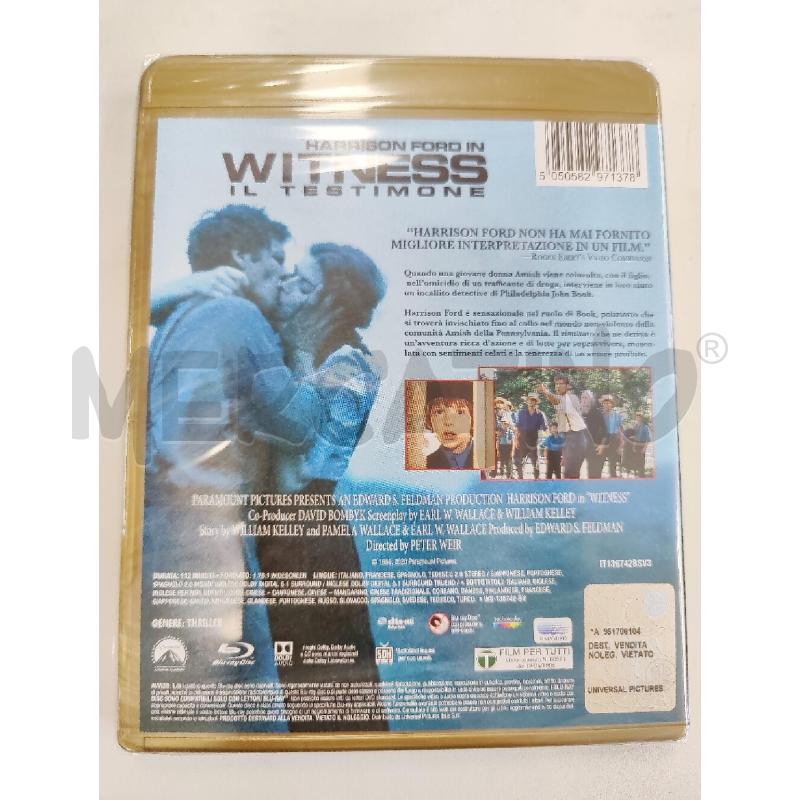 DVD WITNESS IL TESTIMONE BLU RAY | Mercatino dell'Usato Leini' 2