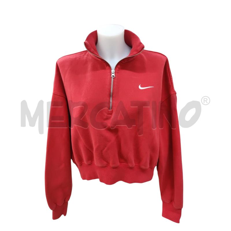 FELPA DONNA NIKE ROSSA  | Mercatino dell'Usato Leini' 1