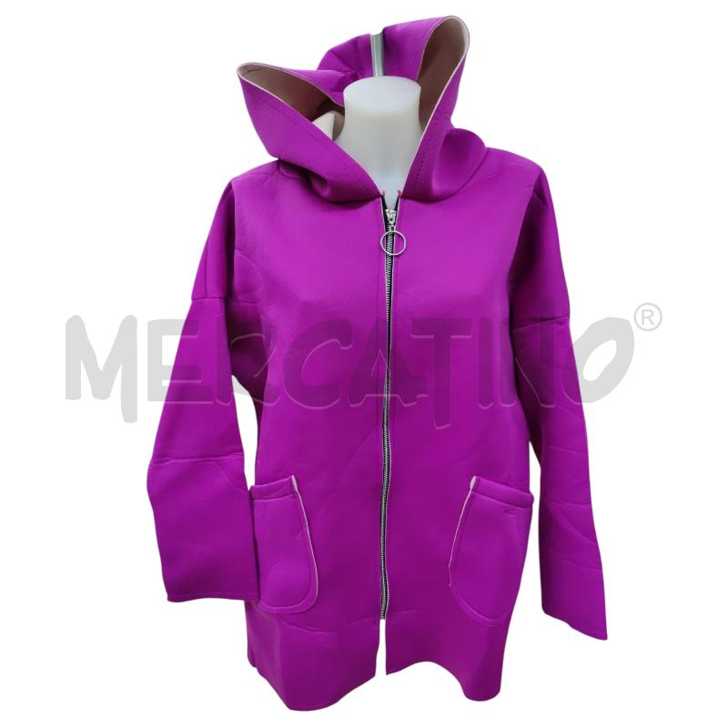 GIACCA DONNA IN PANNO FUXIA ZIP | Mercatino dell'Usato Leini' 1