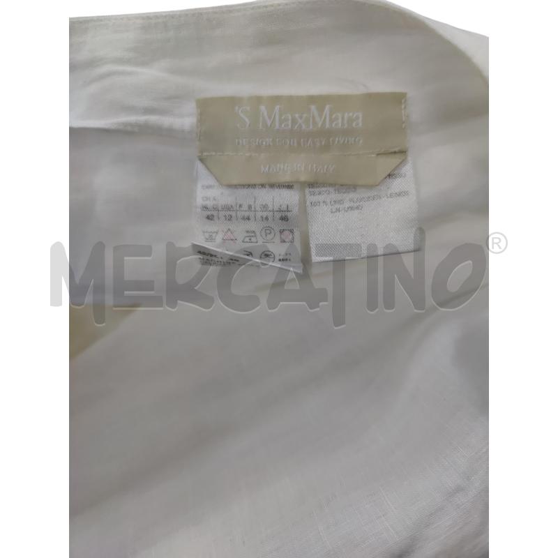 GIACCA DONNA MAX MARA BIANCA 100% | Mercatino dell'Usato Leini' 2