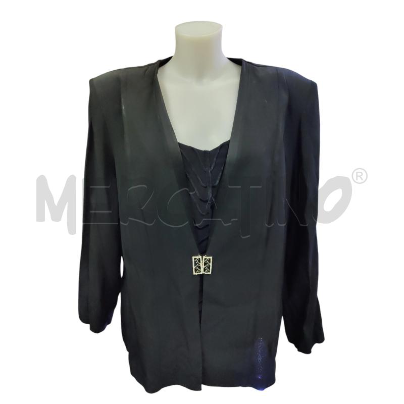 GIACCA DONNA NERA + TOP  | Mercatino dell'Usato Leini' 1