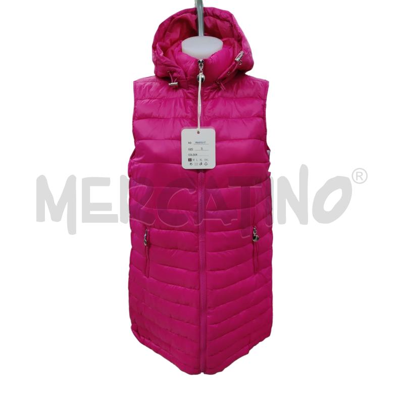 GILET DONNA FUXIA LUNGO  | Mercatino dell'Usato Leini' 1