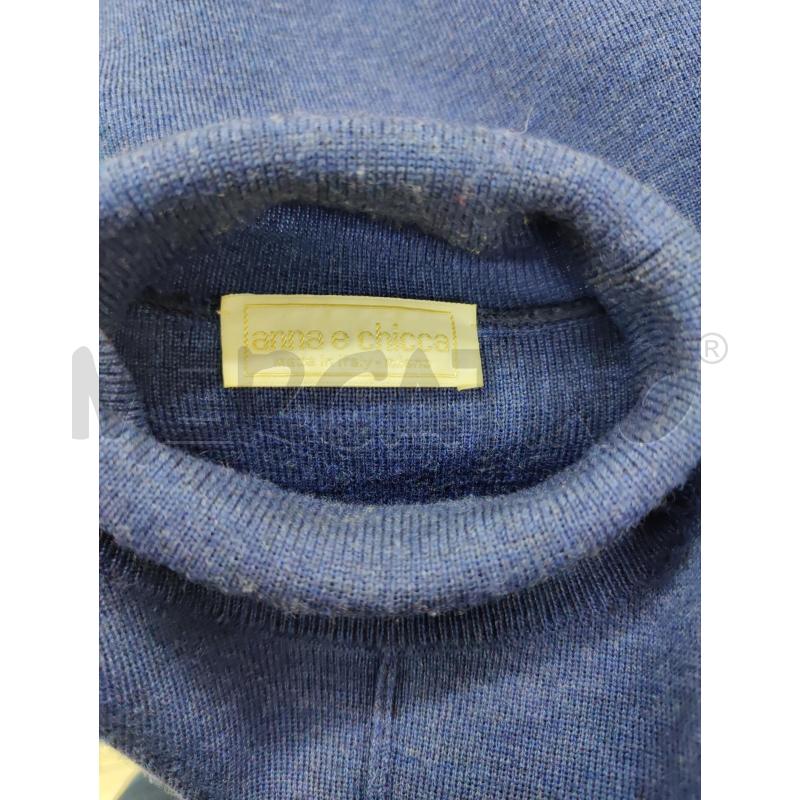GILET DONNA LANA MERINO AZZURRO | Mercatino dell'Usato Leini' 2