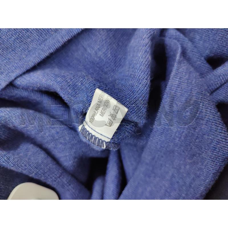 GILET DONNA LANA MERINO AZZURRO | Mercatino dell'Usato Leini' 3