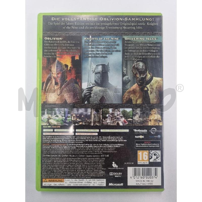 GIOCHI XBOX 360 OBLIVION | Mercatino dell'Usato Leini' 2