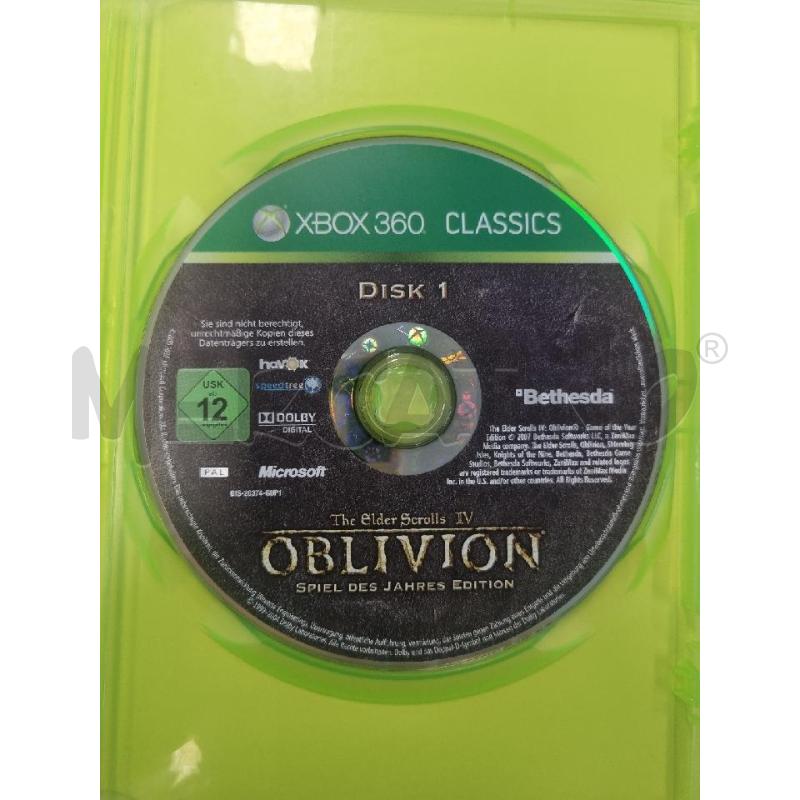 GIOCHI XBOX 360 OBLIVION | Mercatino dell'Usato Leini' 3