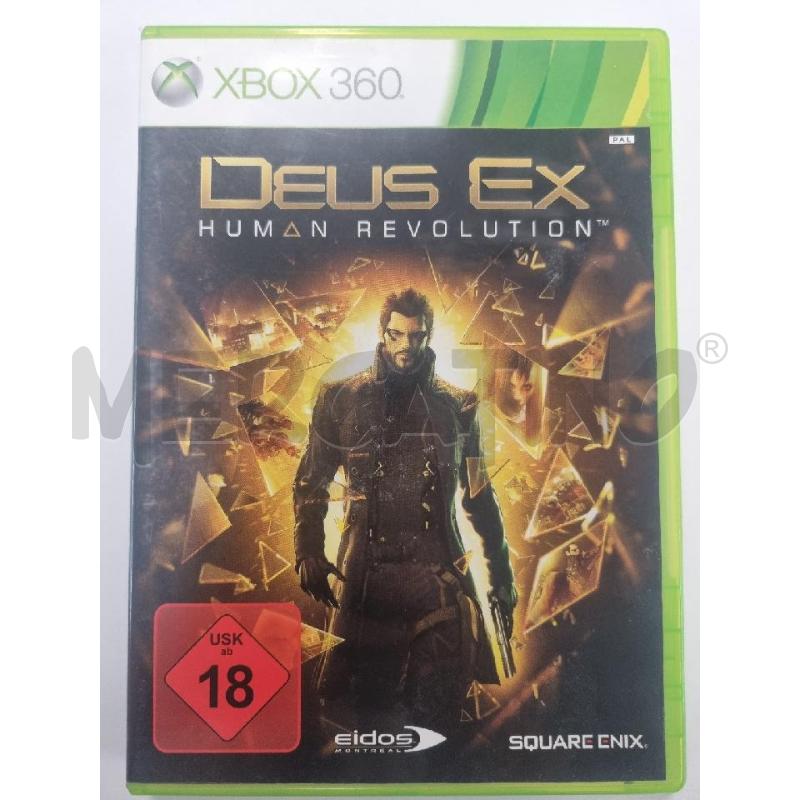GIOCHI XBOX 360  DEUS EX HUMAN REVOLUTION | Mercatino dell'Usato Leini' 1