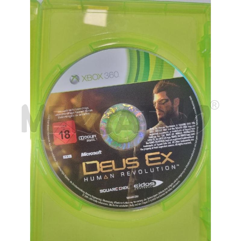 GIOCHI XBOX 360  DEUS EX HUMAN REVOLUTION | Mercatino dell'Usato Leini' 3