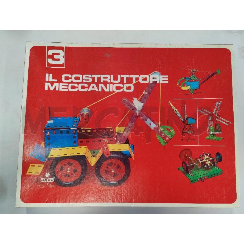 GIOCO IL COSTRUTTORE MECCANICO BRAL SCATOLA N. 3 | Mercatino dell'Usato Leini' 1