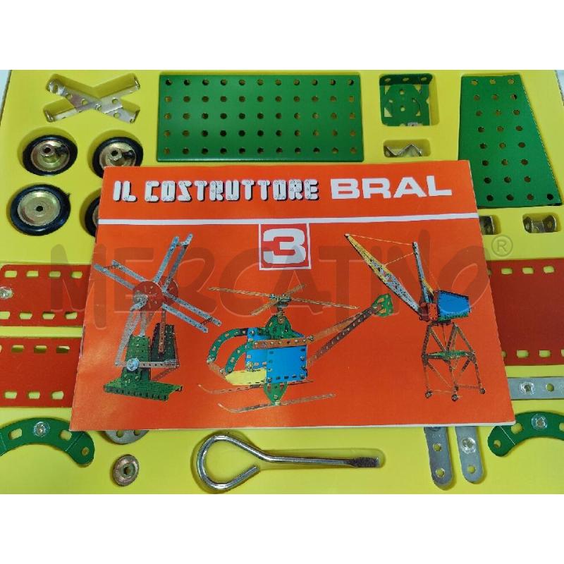 GIOCO IL COSTRUTTORE MECCANICO BRAL SCATOLA N. 3 | Mercatino dell'Usato Leini' 3