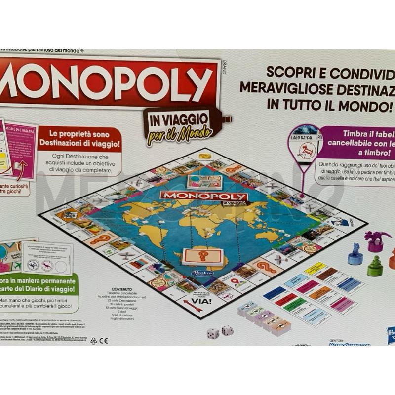 GIOCO MONOPOLY IN VIAGGIO PER IL MONDO | Mercatino dell'Usato Leini' 2