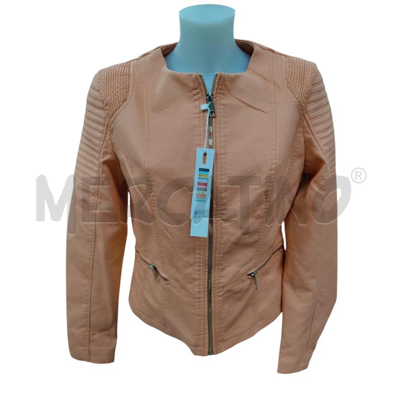 GIUBBINO DONNA ECOPELLE ARANCIO | Mercatino dell'Usato Leini' 1