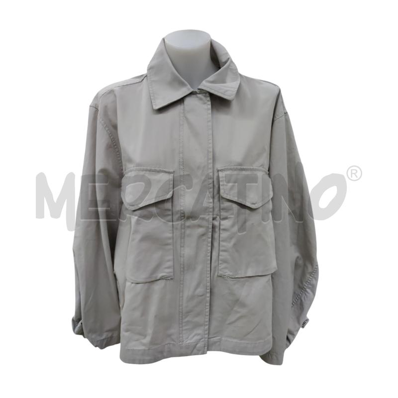 GIUBBINO DONNA H&M GRIGIO GHIACCIO OVER TASCONI | Mercatino dell'Usato Leini' 1
