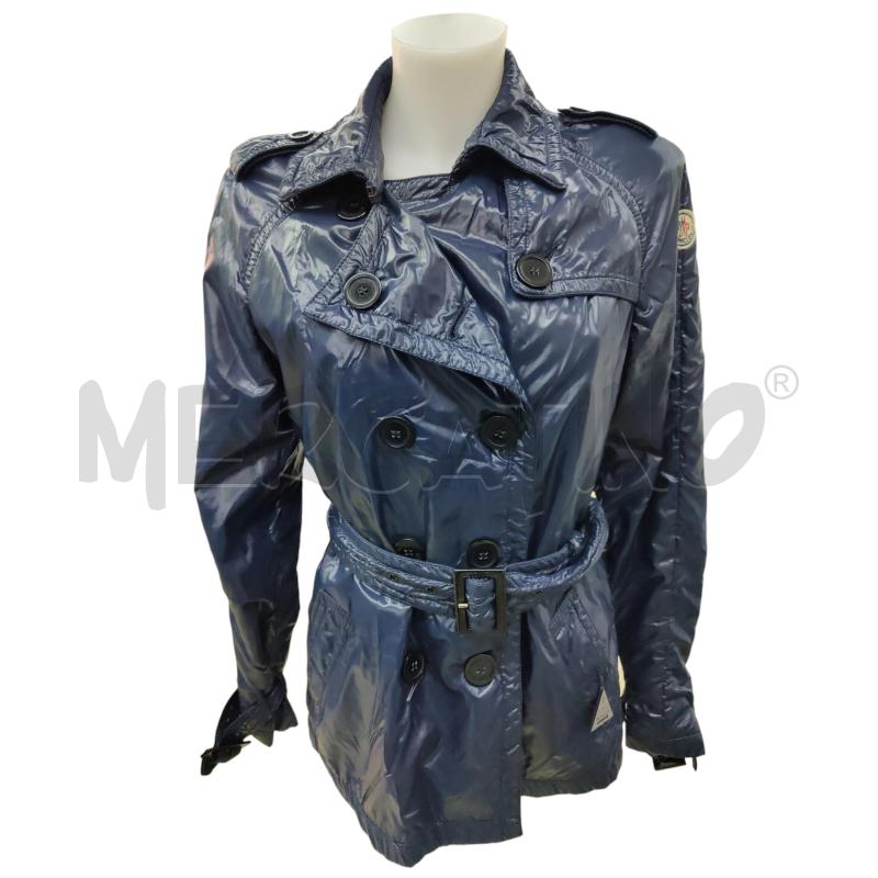 GIUBBINO DONNA MONCLER BLU  | Mercatino dell'Usato Leini' 1