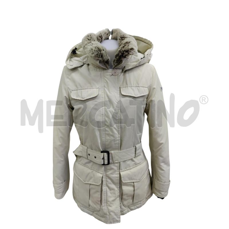 GIUBBOTTO DONNA WOOLRICH BEIGE | Mercatino dell'Usato Leini' 1