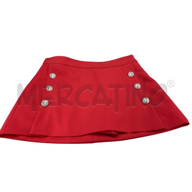 GONNA PANTALONCINO VICOLO ROSSO  | Mercatino dell'Usato Leini' 1