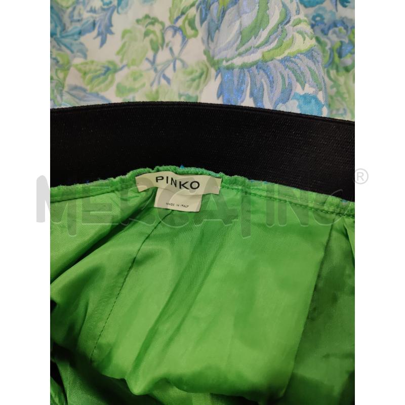 GONNA PINKO IN TESSUTO JACQUARD AZZURRO  | Mercatino dell'Usato Leini' 2