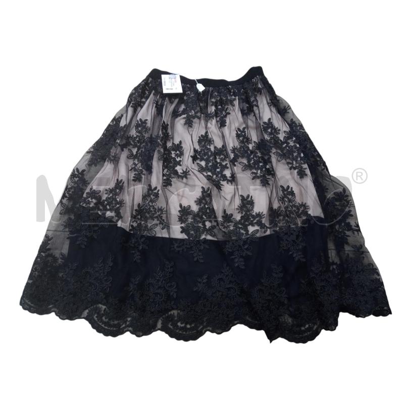 GONNA TULLE RICAMATA NERO  | Mercatino dell'Usato Leini' 1