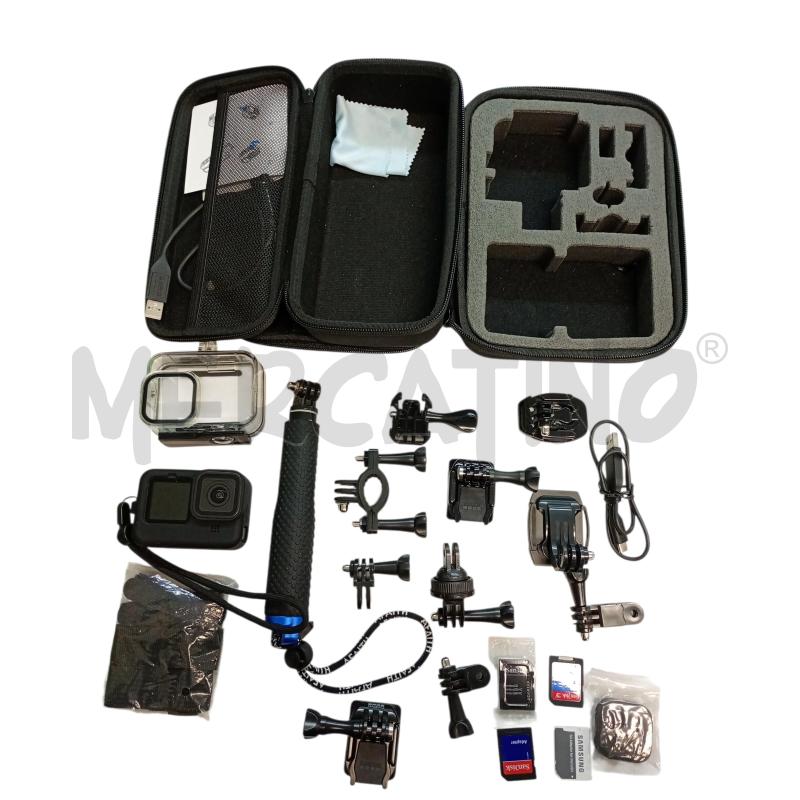GOPRO HERO 9 BLACK CON ACCESSORI E ISTRUZIONI | Mercatino dell'Usato Leini' 1