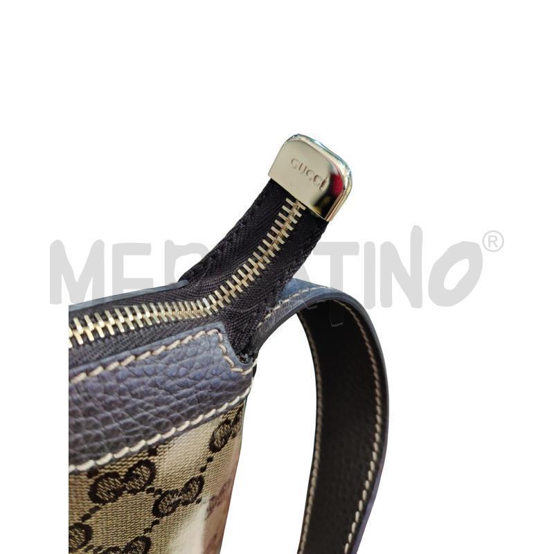 GUCCI BORSA DA VIAGGIO IN TELA GG CRYSTAL CON FINITURE IN PELLE  | Mercatino dell'Usato Leini' 3