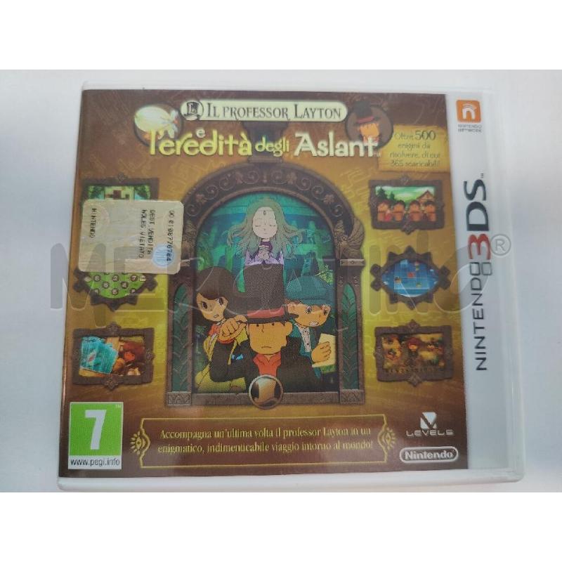 IL PROFESSOR LAYTON E L'EREDITA DEGLI ASLANT 3DS | Mercatino dell'Usato Leini' 1