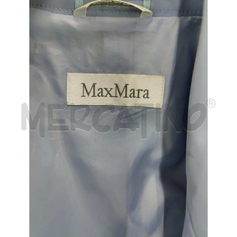 IMPERMEABILE DONNA MAX MARA AZZURRO | Mercatino dell'Usato Leini' 2