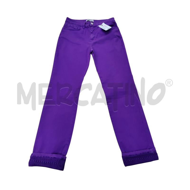JEANS DONNA CAMOMILLA VIOLA  | Mercatino dell'Usato Leini' 1