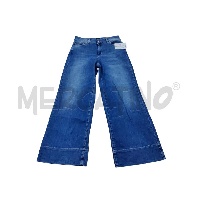 JEANS DONNA CIGALA PALAZZO CROP  | Mercatino dell'Usato Leini' 1