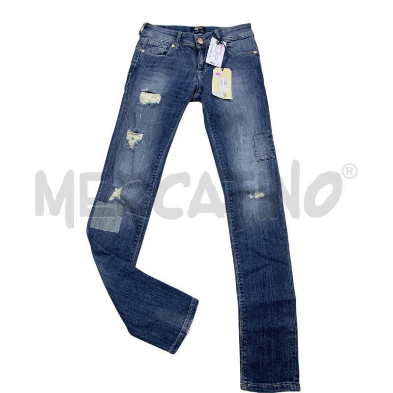 JEANS DONNA  ZARA STRAPPI,SCRITTE E APPLICAZIONI | Mercatino dell'Usato Leini' 1