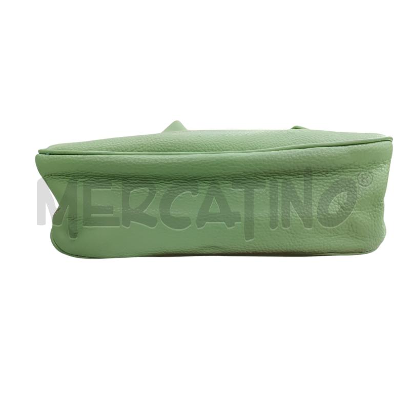 LACOSTE BORSA A SPALLA VERDE PASTELLO  | Mercatino dell'Usato Leini' 4