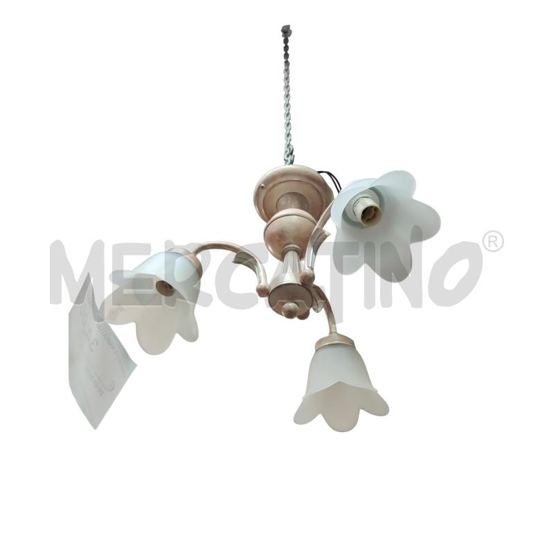 LAMPADARIO 3 LUCI | Mercatino dell'Usato Leini' 1