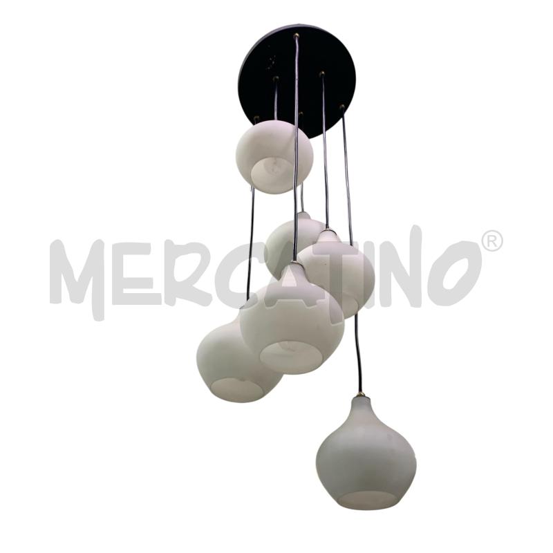 LAMPADARIO ARREDO LUCE STILNOVO 6 LUCI | Mercatino dell'Usato Leini' 1