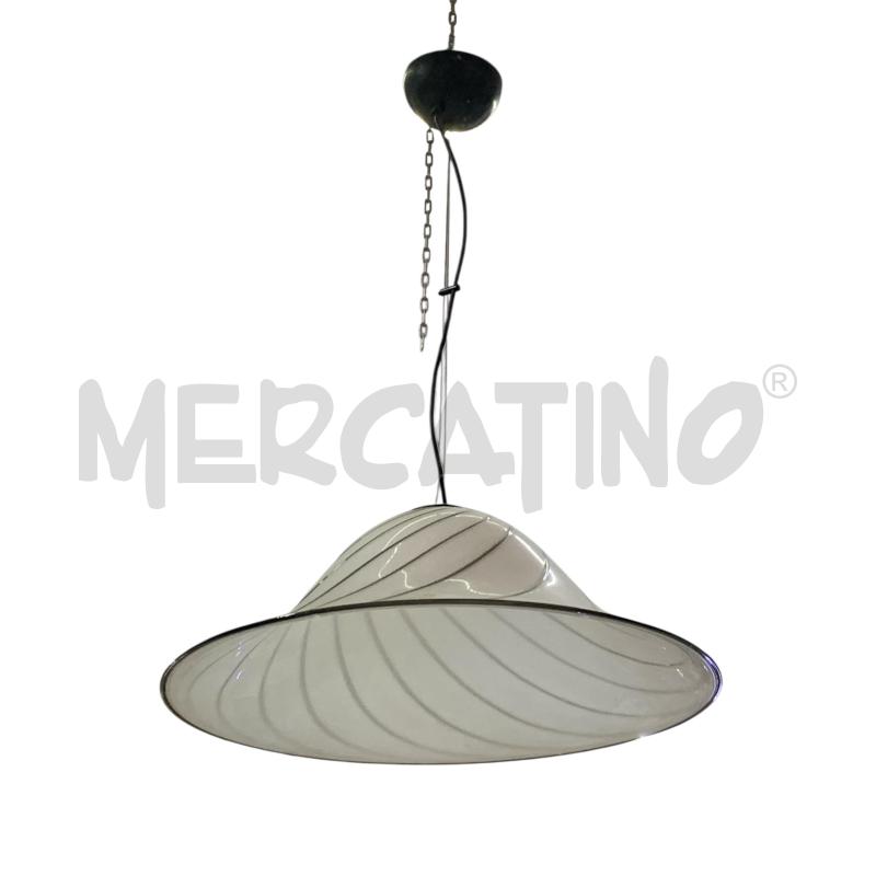 LAMPADARIO A SOSPENSIONE EFFETRE INTERNATIONAL MURANO | Mercatino dell'Usato Leini' 1