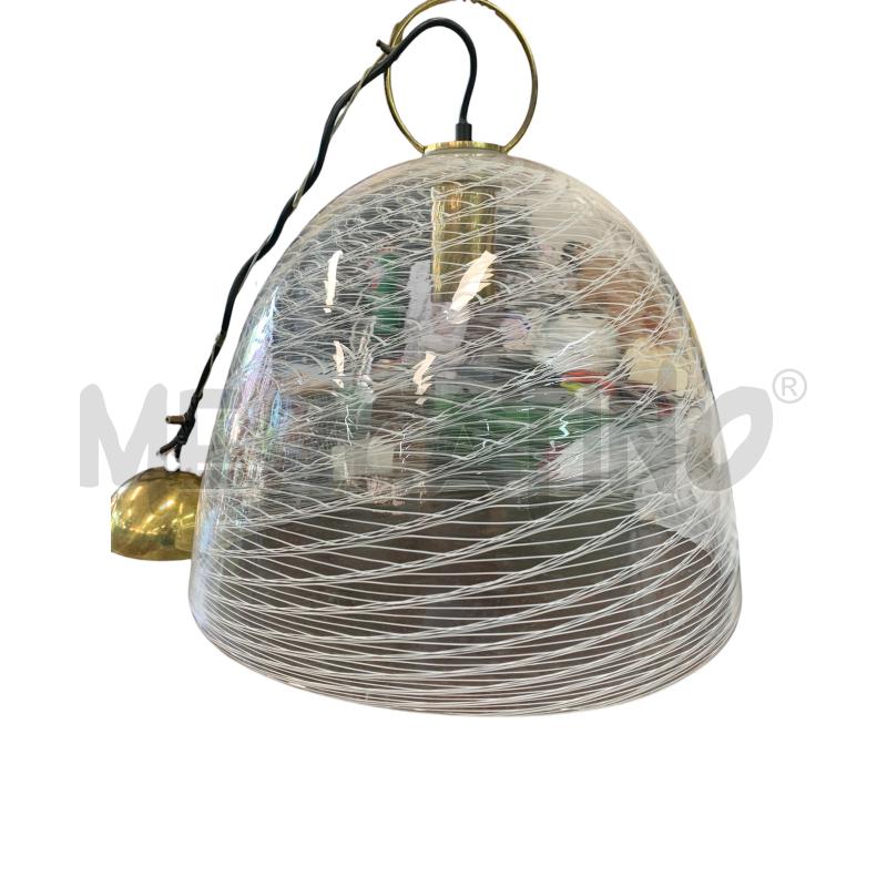 LAMPADARIO IN VETRO DI MURANO ANNI 70 VINTAGE | Mercatino dell'Usato Leini' 2