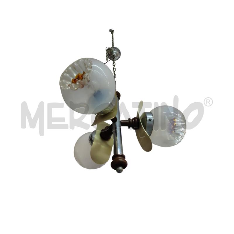 LAMPADARIO VINTAGE ANNI 70  | Mercatino dell'Usato Leini' 2