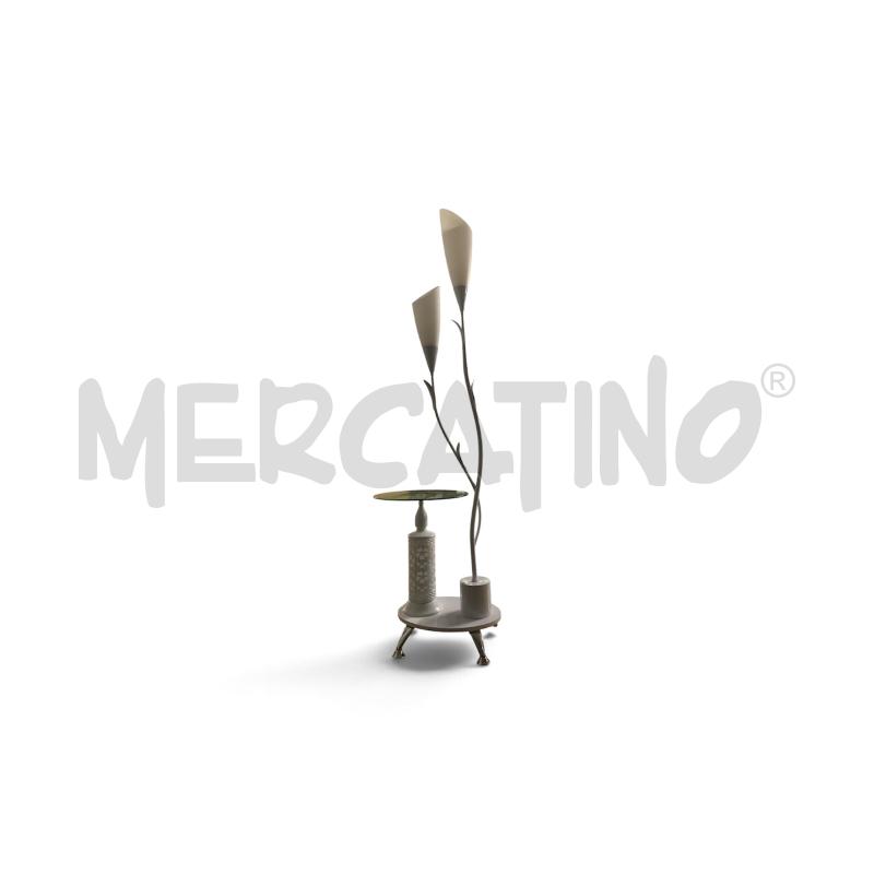 LAMPADA BIANCA DA SALA CON TAVOLINO INTEGRATO | Mercatino dell'Usato Leini' 1
