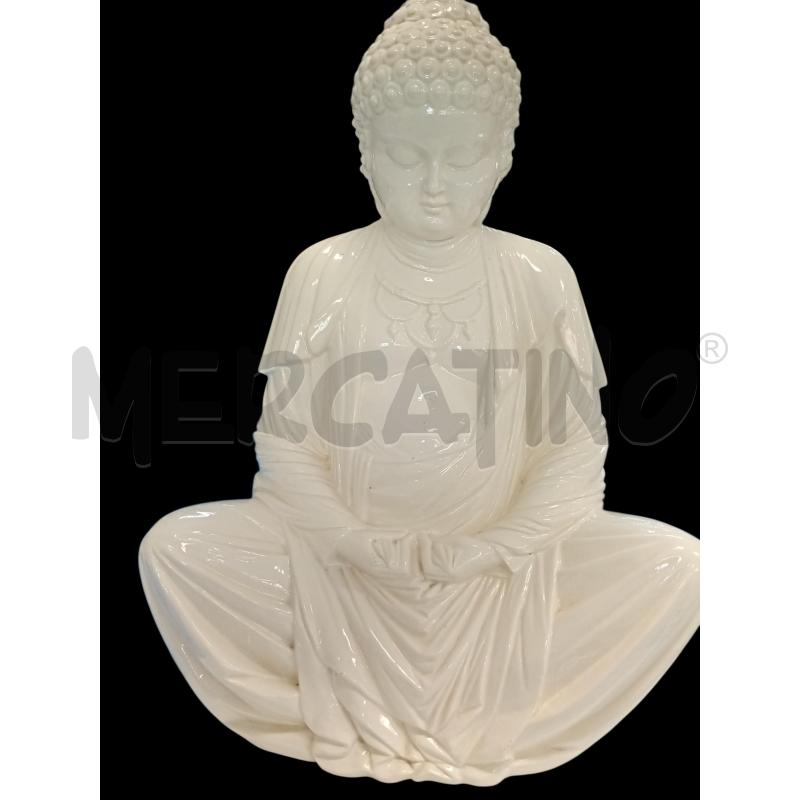 LAMPADA CERAMICA BUDDA BIANCA | Mercatino dell'Usato Leini' 2