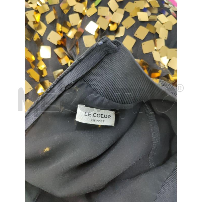 LE COEUR TWIN SET VESTITO DONNA PLACCHE ORO  | Mercatino dell'Usato Leini' 2